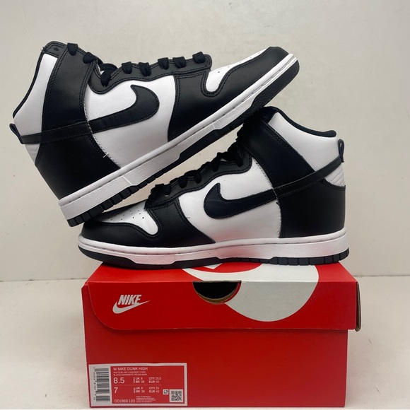 Nike Dunk High WMNS “Panda/Black White” 2023 - Picture 3 of 4